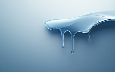 Fresh water drop theme business background
