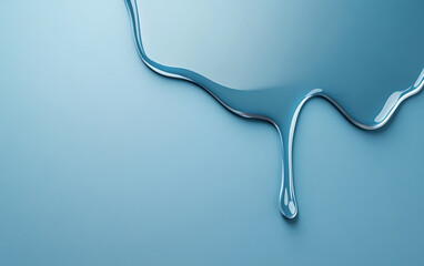 Fresh water drop theme business background
