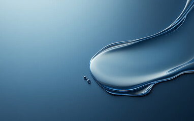 Fresh water drop theme business background
