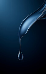 Fresh water drop theme business background
