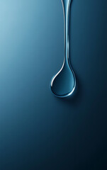 Fresh water drop theme business background
