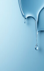 Fresh water drop theme business background
