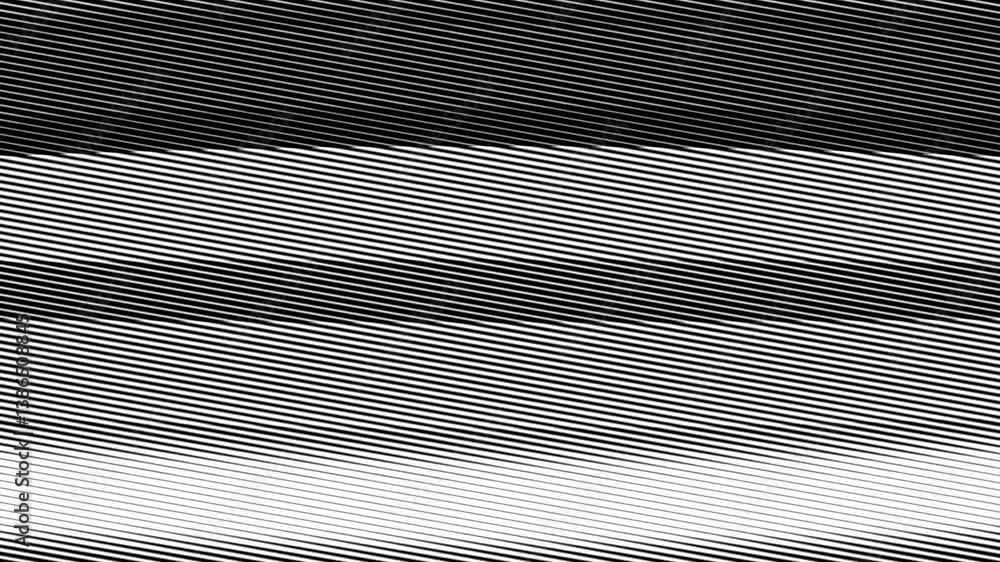 Poster gray colored bars animation on television screen or computer display with distortion effects