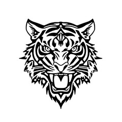 tiger head vector