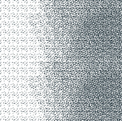 Halftone or screentone in the form of dots that become denser towards the right side of the canvas.