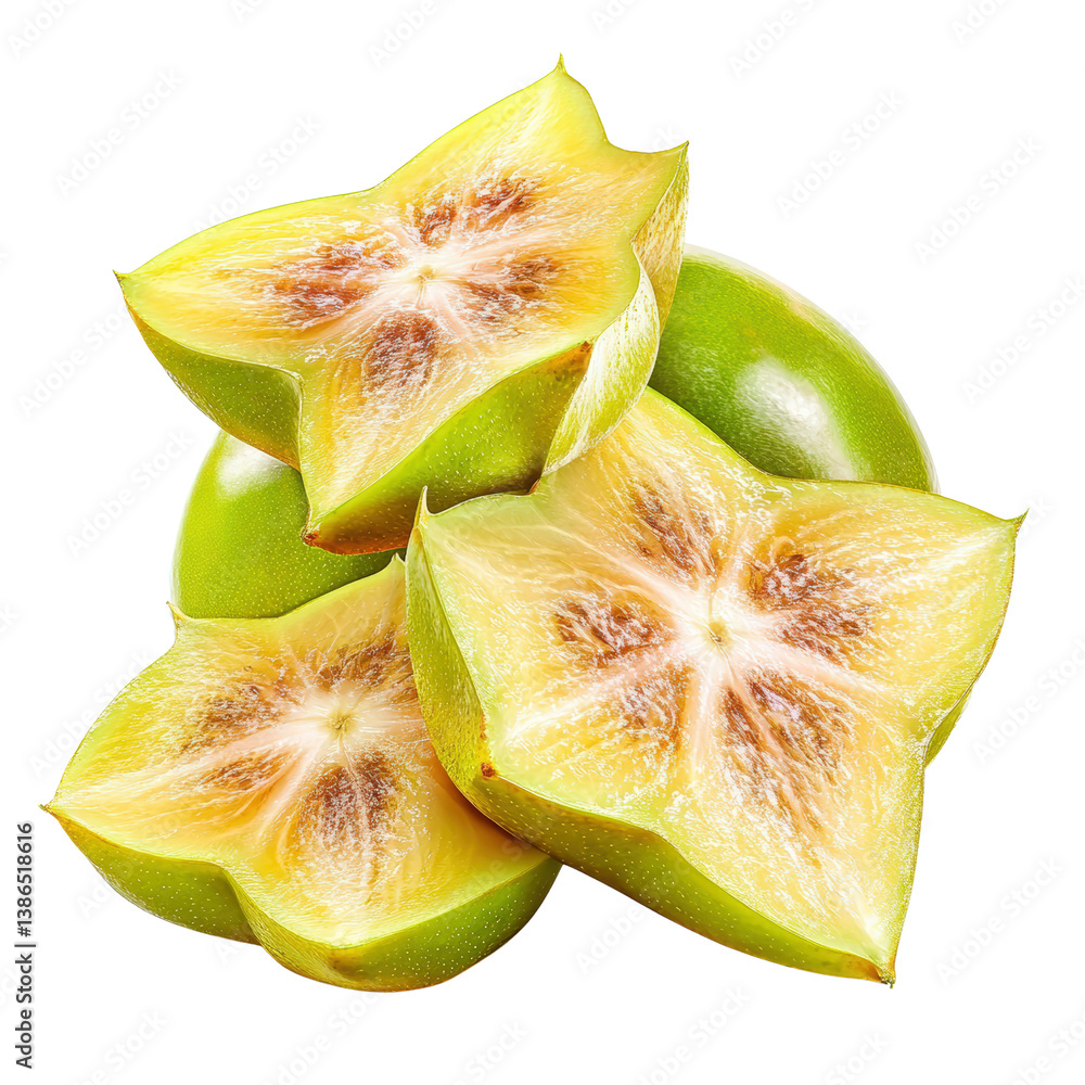 Poster a pile of sliced kichia arranged neatly on a wooden board showcasing its texture and natural color i