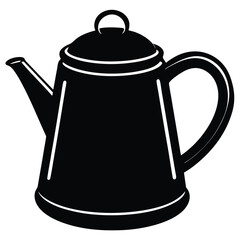 Modern Kettle Vector Illustration – Electric, Vintage, and Whistling Kettles