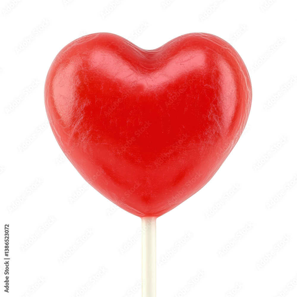 Poster a unique heart shaped lobok flower with bright colors and intricate petals captured against a soft f