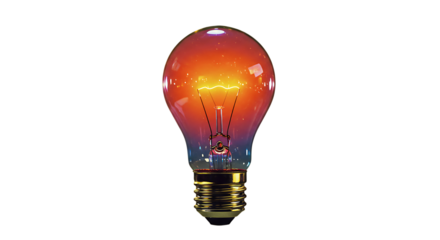 Light bulb icon. Lamp vector illustration on isolated background. Energy and idea sign business concept.
