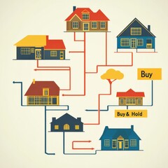 Visual Guide to Real Estate Investment Strategies and Decision Paths