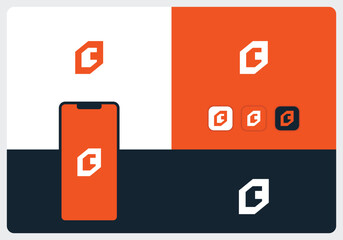 Real estate, construction best minimal logo design with letter c
