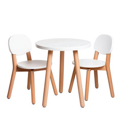 Modern furniture set with cutout background minimalist design indoor setting cozy environment stylish viewpoint