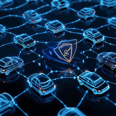 Futuristic Smart Car Network with Security Shield