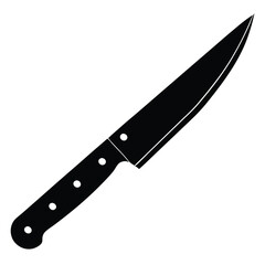 Knife Vector Illustration &ndash; Kitchen, Hunting, and Utility Blade Silhouette Design