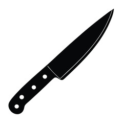 Knife Vector Illustration – Kitchen, Hunting, and Utility Blade Silhouette Design