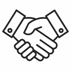 Obraz premium handshake vector format