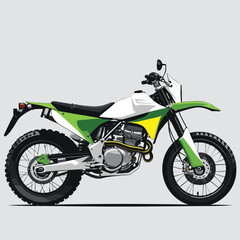 Obraz premium vector art motorcycle for graphic design purposes