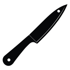 Knife Vector Illustration – Kitchen, Hunting, and Utility Blade Silhouette Design