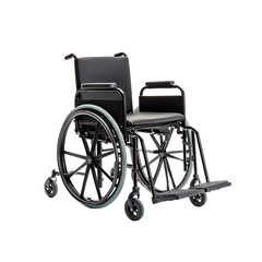 Fototapeta premium Modern wheelchair cutout background for furniture display indoor environment professional viewpoint