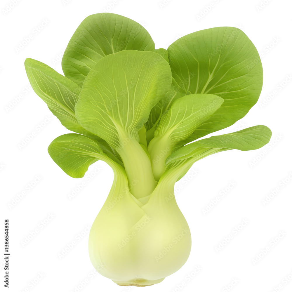 Poster fresh green leafy vegetable displaying nutritional value and vibrant color on a simple background fo