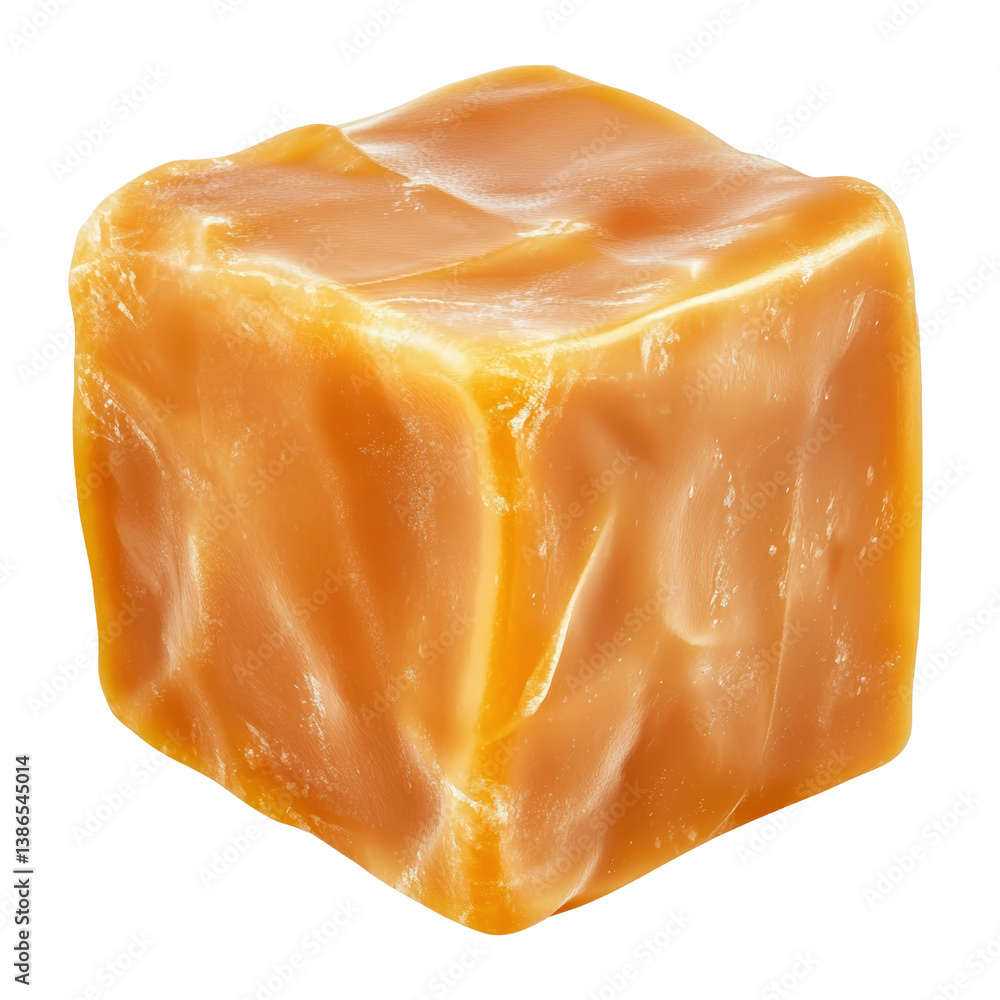 Aufkleber block of creamy butter on a simple background highlighting its rich texture and culinary uses in coo