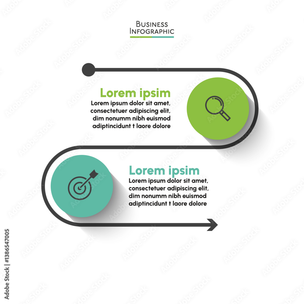 Wall mural business data visualization. timeline infographic icons designed for abstract background template