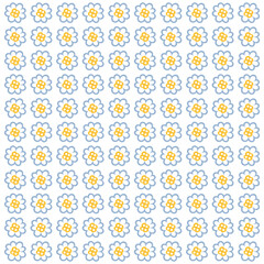 Vector floral seamless pattern. Hand drawn botanical illustration.Design template for wallpaper,fabric,wrapping,textile