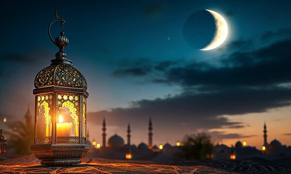 Beautiful Islamic Lantern Video Illustration for the Prophet Muhammad's Birthday Celebration