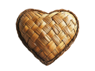 Pixel art heart in classic 8-bit style with visible square pixels on white background