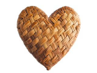 Pixel art heart in classic 8-bit style with visible square pixels on white background