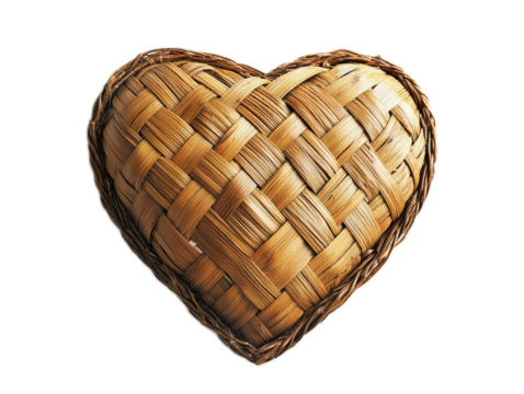 Pixel art heart in classic 8-bit style with visible square pixels on white background