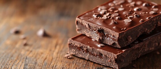 Dark Chocolate Bar Stack.