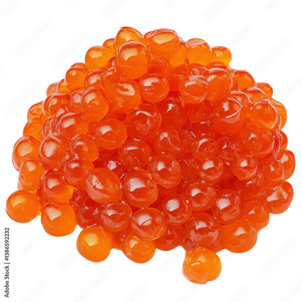 Aufkleber a pile of colorful orange gums displayed on a flat surface creating a fun and playful atmosphere for
