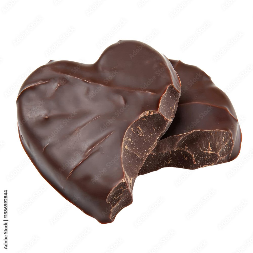Poster rich and decadent chocolate displaying a smooth texture and dark color perfect for indulgent dessert
