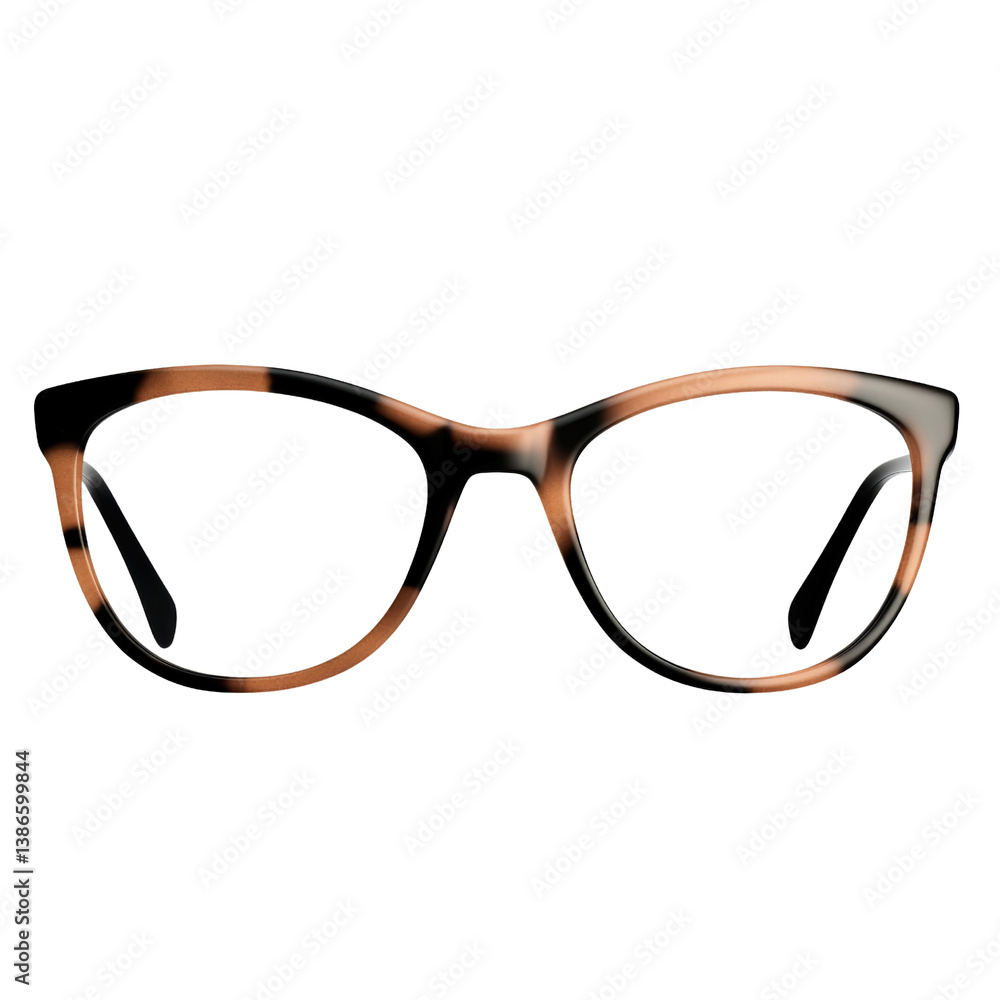 Poster a stylish pair of glasses elegantly positioned on a deep black background creating a stunning visual