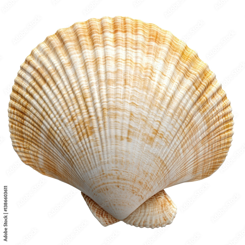 Poster beautiful natural with intricate patterns and textures perfect for beach-themed decor or craft proje