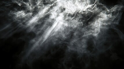 Abstract smoky light beams