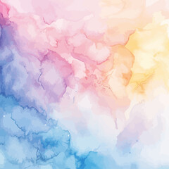 Abstract Watercolor Texture in Pastel Colors