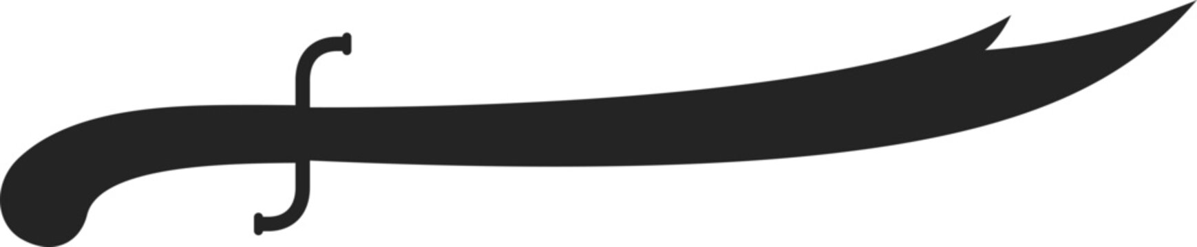 vector of a sword. weapon, traditional, knight