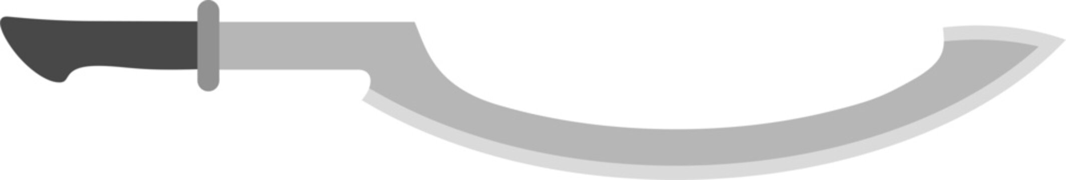 vector of a khopesh sword