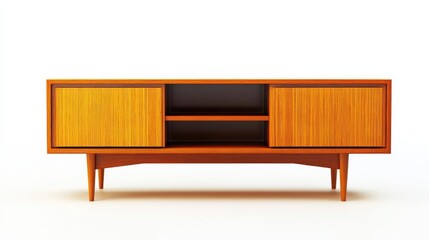 Sleek Mid-Century Modern TV Set