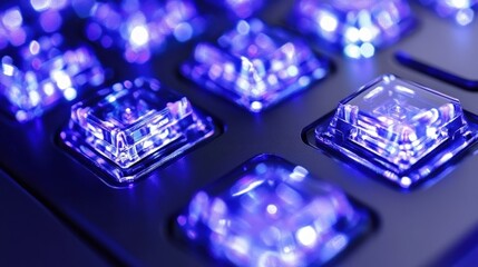 Vibrant Backlit Mechanical Keyboard with RGB Lighting
