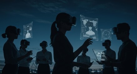 Global Collaboration: Silhouettes in Augmented Reality
