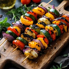 grilled chicken breast with vegetables