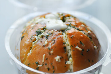 cheese bun, cream cheese garlic bread or Korean cream cheese garlic bun or cream cheese garlic bun