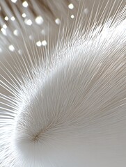 Fiber optic light art installation