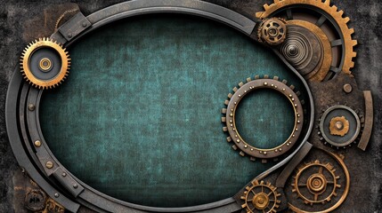 A steampunk-style mechanical scorecard, with gears shifting as rankings update