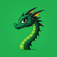 Obraz premium Dragon head with intricate scales