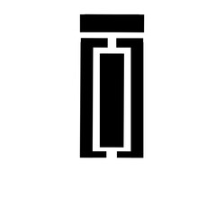 Abstract black and white vertical lines creating a minimalist design with a stark contrast and depth