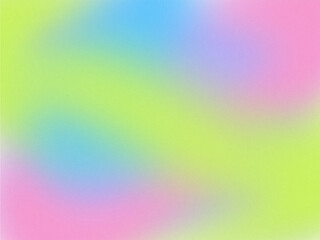 Obraz premium Vibrant Pastel Gradient with Soft Blur and Holographic Effect
